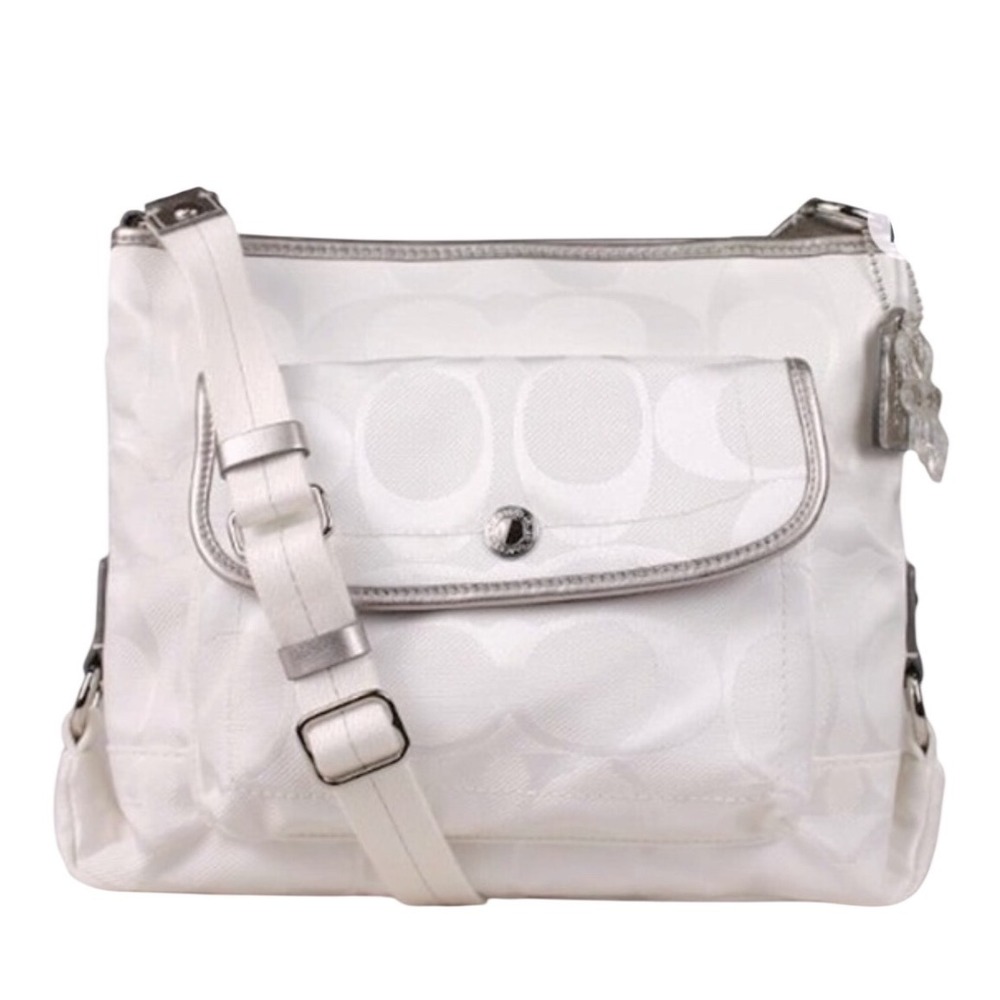 Coach Vintage Y2K Kyra Daisy Signature Jacquard Crossbody Shoulder Bag